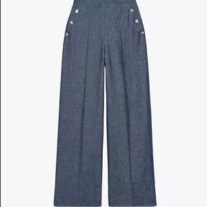 Zara Blue Wide Leg Pants